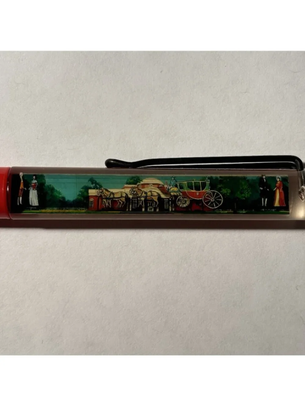 Monticello Home of Thomas Jefferson Virginia Floaty Pen Souvenir Horse Carriage